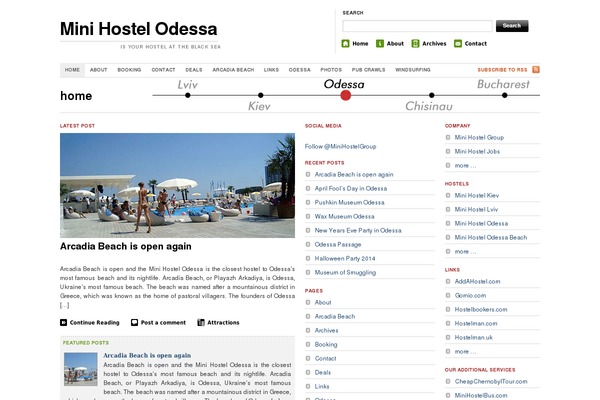 The Morning After theme site design template sample