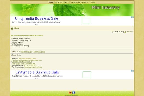 Site using Footable plugin