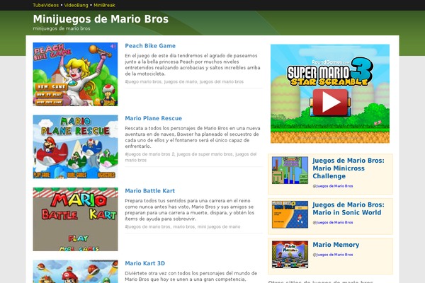 Estandardevideos theme site design template sample