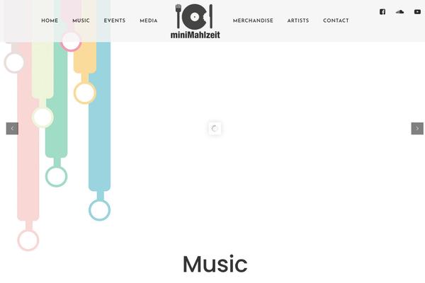 Site using Soundrise-music plugin