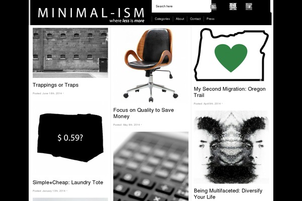 Paragrams theme site design template sample