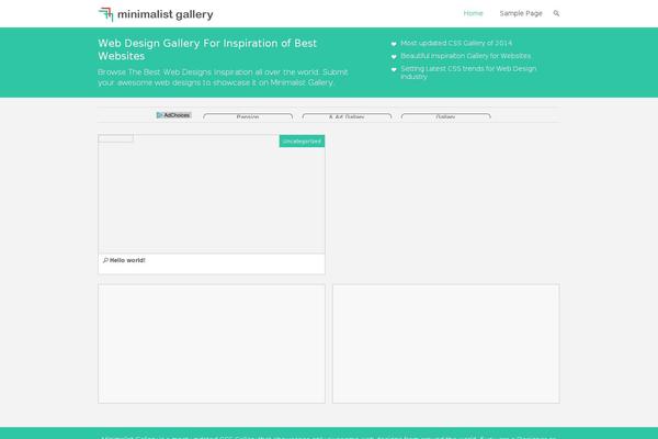 minimalistgallery.com site used Snapshot