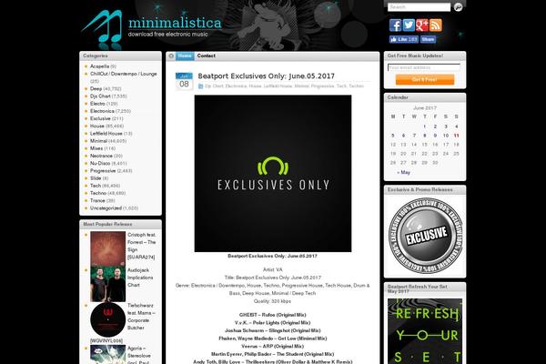 Olsen Light theme site design template sample