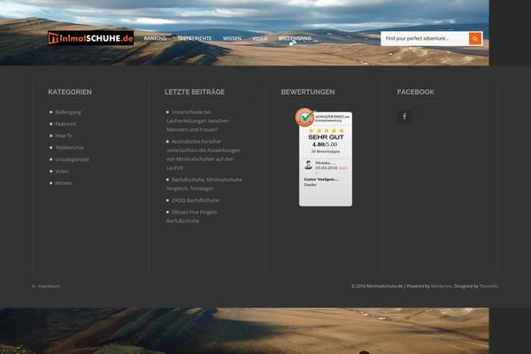 Outdoor theme site design template sample
