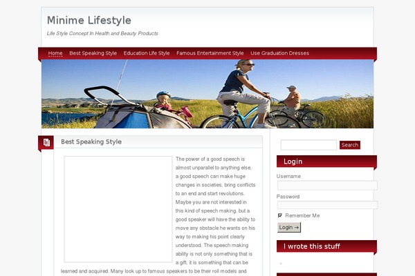 BlogoLife theme site design template sample