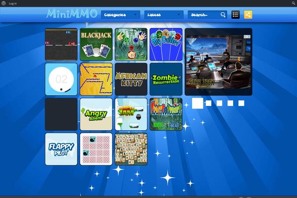 grungyarcade theme websites examples