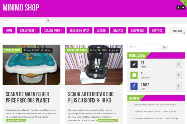 Powermag theme site design template sample