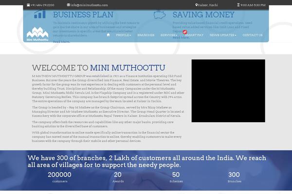 minimuthoottu.com site used Muthoottutheme