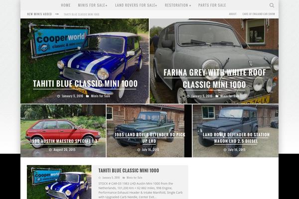 Valenti theme site design template sample