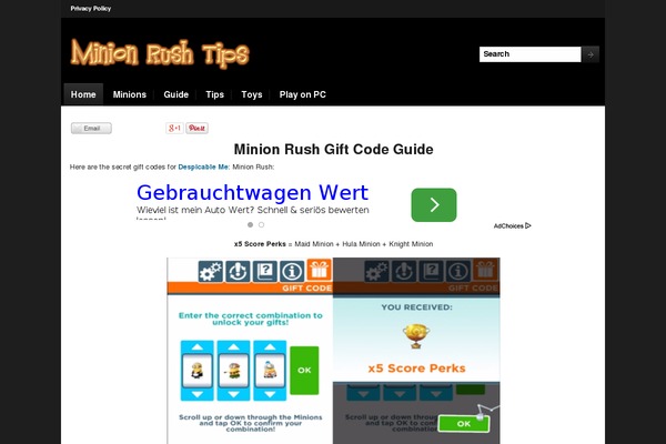 Magazinum theme site design template sample