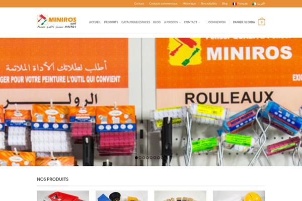 Flatsome theme site design template sample