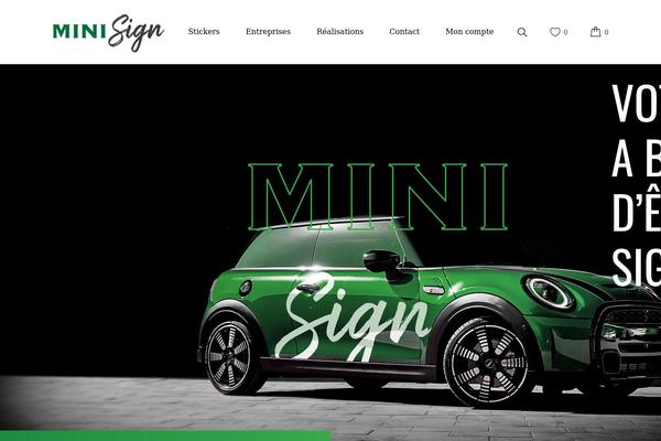 minisign.be site used Configurator