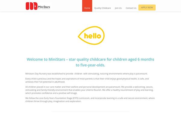 Kiddie-child theme site design template sample