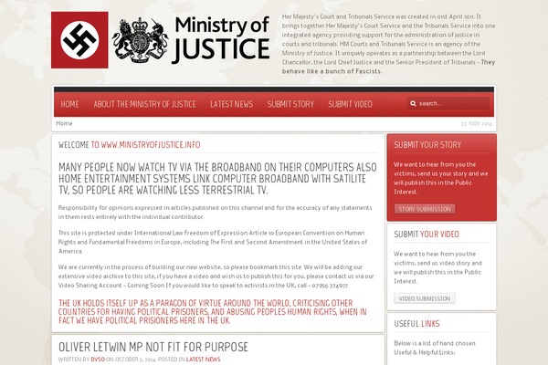Revista theme site design template sample