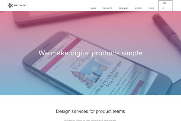 Semplice theme site design template sample