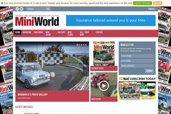 miniworld.co.uk site used Miniworld