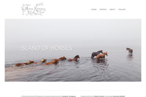 Hardy theme site design template sample