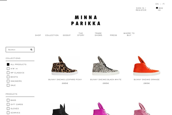 minnaparikkashop.com site used Minnaparikka