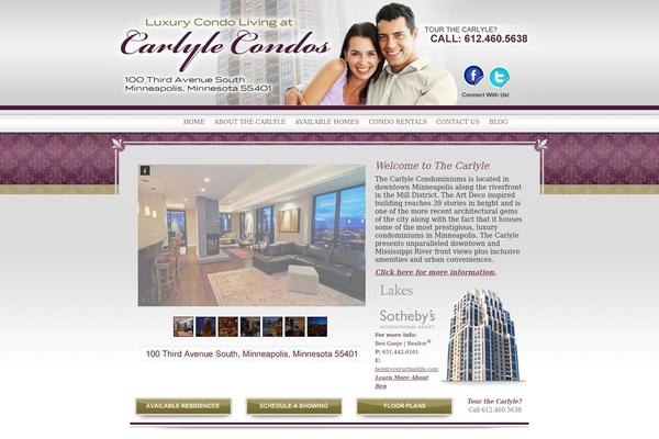 Twenty Ten theme site design template sample