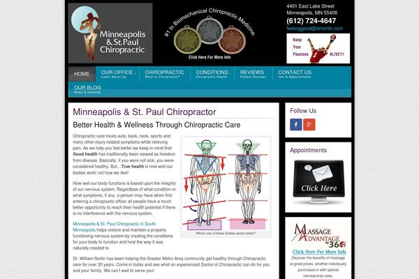Voxel theme site design template sample