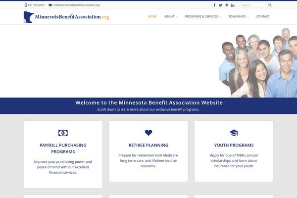 Mba theme site design template sample