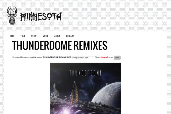 IronBand theme site design template sample