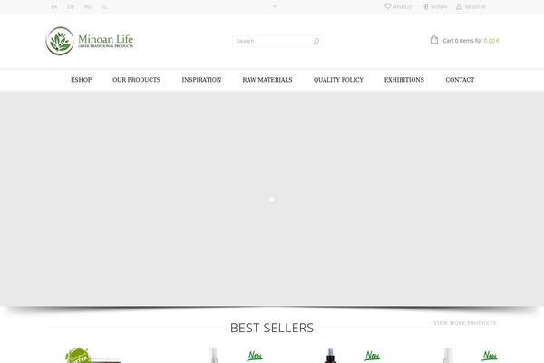 Legenda theme site design template sample
