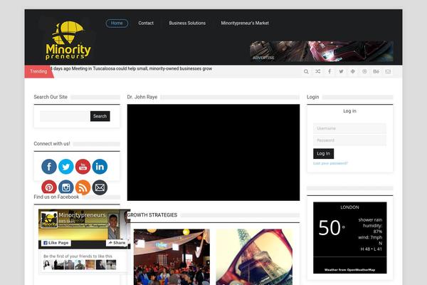 Site using ExpressCurate plugin