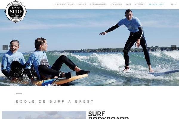 minousurfschool.com site used Minousurfschool-child