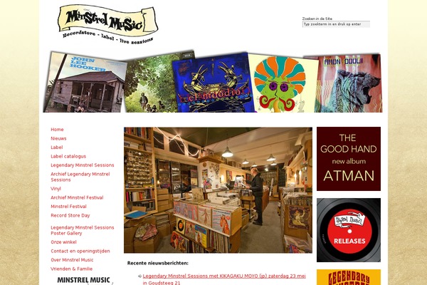 Neoclassical theme site design template sample