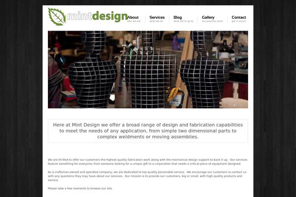 Carta theme site design template sample