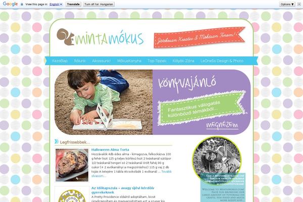 Serenity theme site design template sample