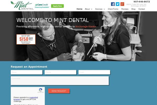 Twentysixteen-child theme site design template sample