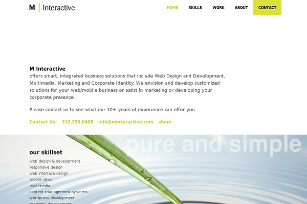 minteractive.com site used Mi2015