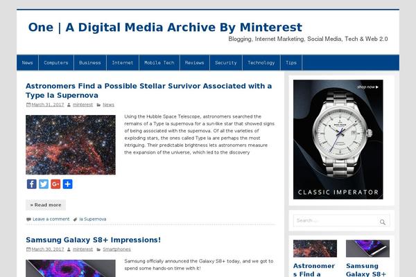 Smartline Lite theme site design template sample