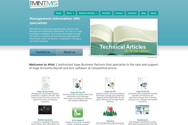 Sprout theme site design template sample