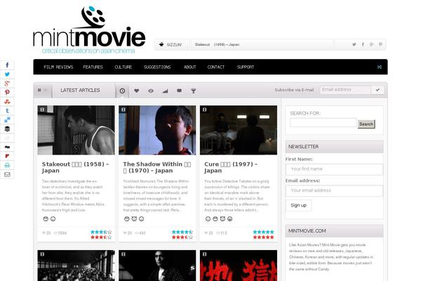 Flavor theme site design template sample