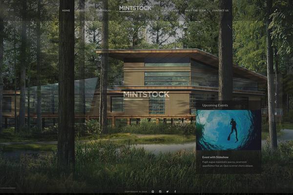 Kinetika theme site design template sample