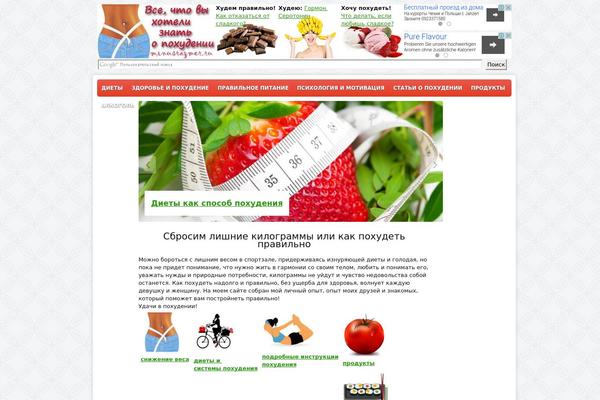 Adapt theme site design template sample
