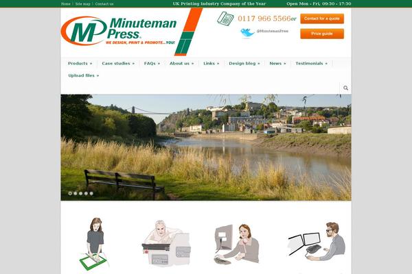 Modernize theme site design template sample