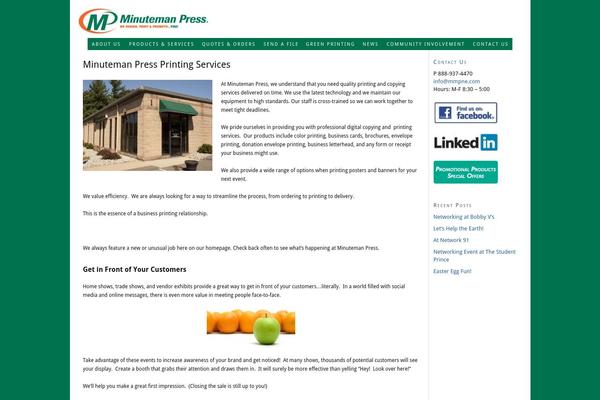 minutemanpressnewengland.com site used Thesis 1.8.6