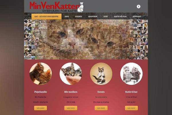 Pet-rescue theme site design template sample