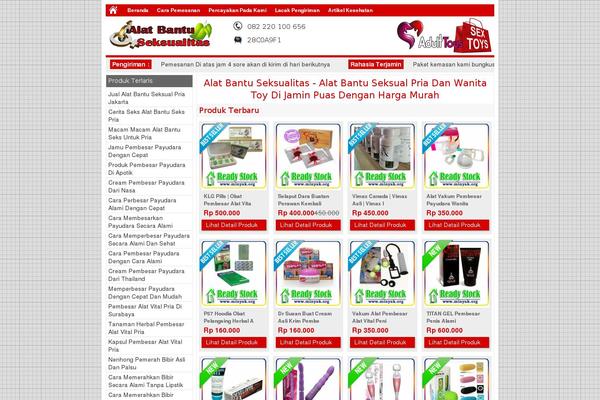 Minimarket theme site design template sample