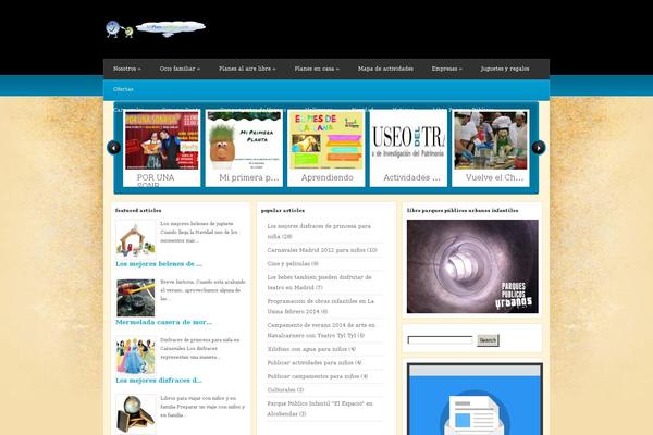 GrungeMag theme site design template sample