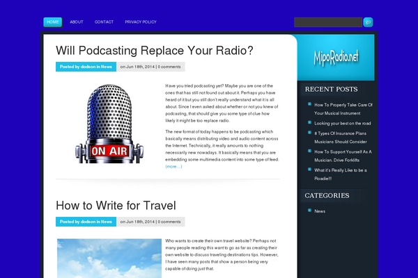 Basic theme site design template sample