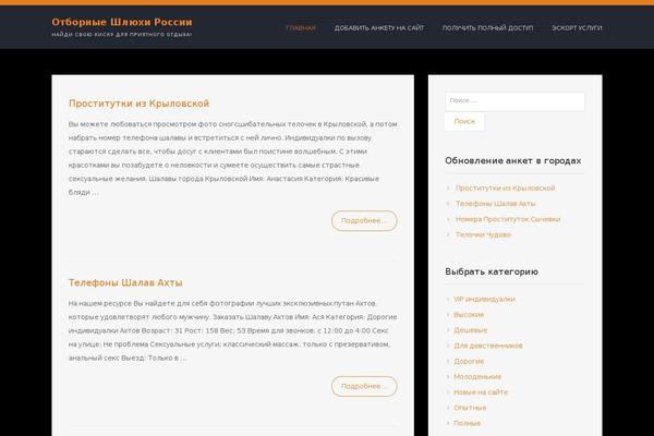Pingraphy theme site design template sample