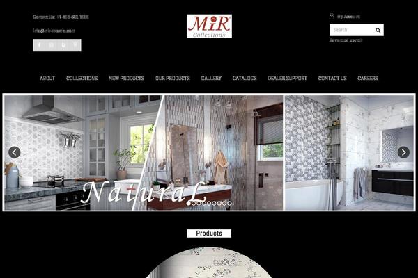 Mosaic theme site design template sample