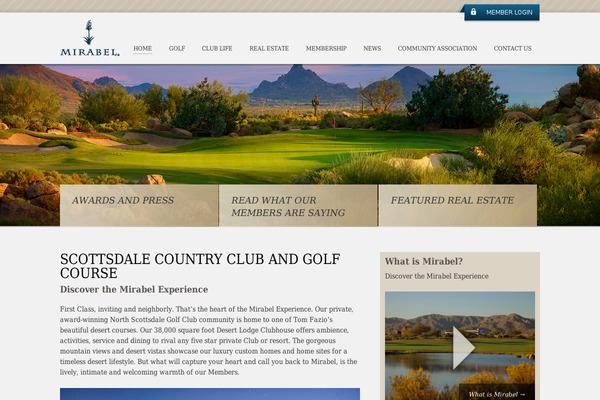 mirabel theme websites examples