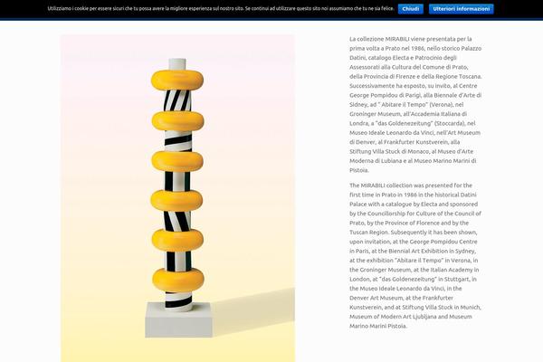 Vantage theme site design template sample