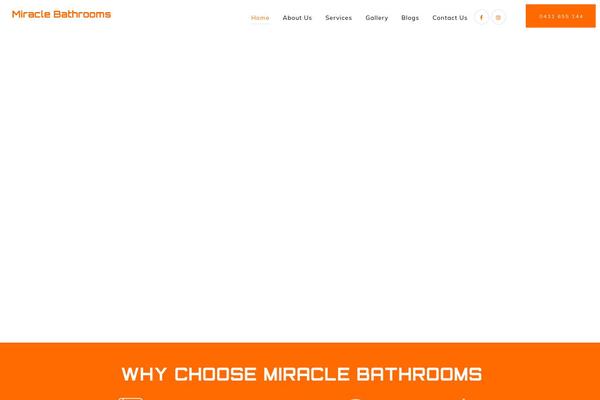 Miracle theme site design template sample
